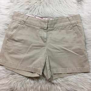 J.Crew. Tan / Khaki 4.5” Broken-In Chino Classic Twill City Fit Shorts Sz 10